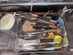 Kitchen Utensils, Rolling Rack, Cutting Board, Foam Cups, Racks, Propane Heater
