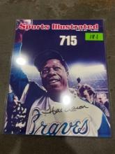 Hank Aaron Baseball Picture