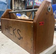 Vintage Wooden Tool Box