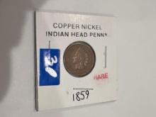 Copper Nickel Indian Head Penny