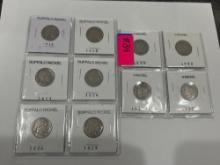Buffalo Nickel & V-nickel