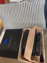 Remote, Bins, Pillow, Jewelry & Sunglasses