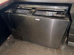 Top Slide Door Beverage Cooler