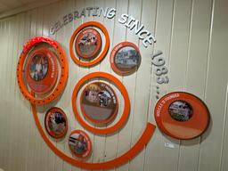 Wall decor in Hall Next to Restrooms