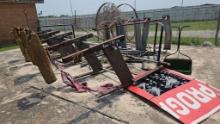 Football Sled, Scoreboard, Black Tubing, Etc.