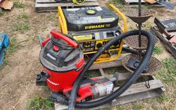 Generator, Vacuums, and Decor