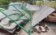 Chain link Panel, Rugs, Ramp