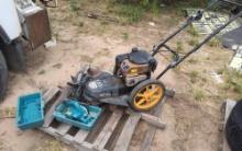Big Wheel Trimmer, Planner, and Work Light
