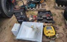 Battery Charger, Power Tools, and Light Fixture