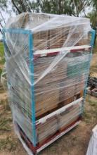 Rolling Cart, and Boxes of Plastic Lids