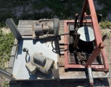 Rotisserie Frame, Electrical Motors, and Stand