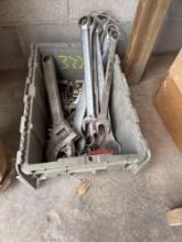 Adjustable Wrench, Hand Tools, and Sockets