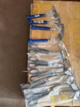Metal Cutting Snips and Nail Hammers