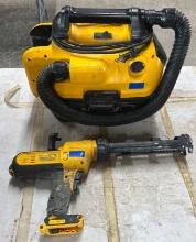 DeWalt cordless Vacuum, DeWalt Cordless Adhesive Applicator