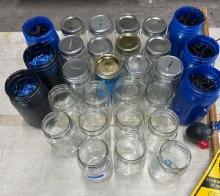 Glass mason jars