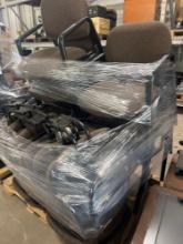 13- HON Brown Sled Chairs