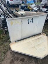Fishing Poles, Containers & Metal Misc.