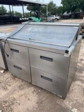 Four Drawer Refridgerated Prep Table