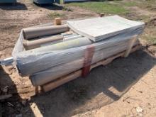 Heavy Duty Vinyl Flooring, Acoustic Ceiling Tiles, Window Blinds, & PVC Pipe