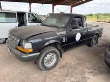 2000 Ford Ranger Pickup Truck, VIN# 1FTYR10V9YPC00310
