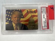 Donald J. Trump GOLD FOIL graded card