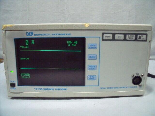 Ivy Biomedical Systems Inc ECG 7 Inch Patient Monitor 101NR !