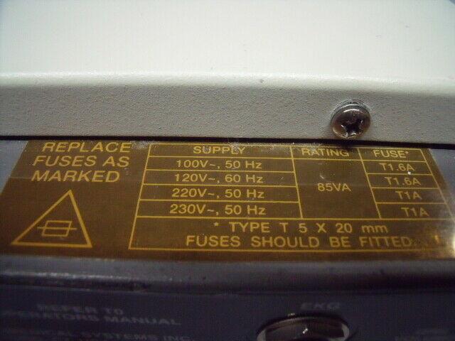 Ivy Biomedical Systems Inc ECG 7 Inch Patient Monitor 101NR !