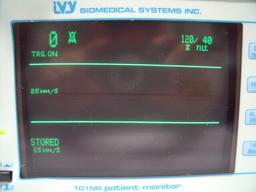 Ivy Biomedical Systems Inc ECG 7 Inch Patient Monitor 101NR !