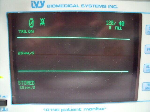 Ivy Biomedical Systems Inc ECG 7 Inch Patient Monitor 101NR !