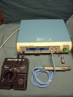 Dyonics Power Console 7205841 w/ Small Joint Arthroscopic Shaver & Foot Pedal!