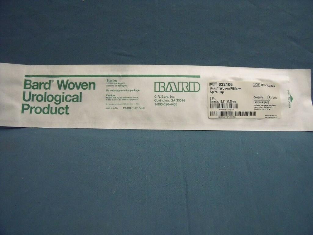 6 BARD 022106 Woven Filiform Spiral Tip !