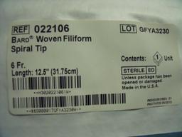 6 BARD 022106 Woven Filiform Spiral Tip !