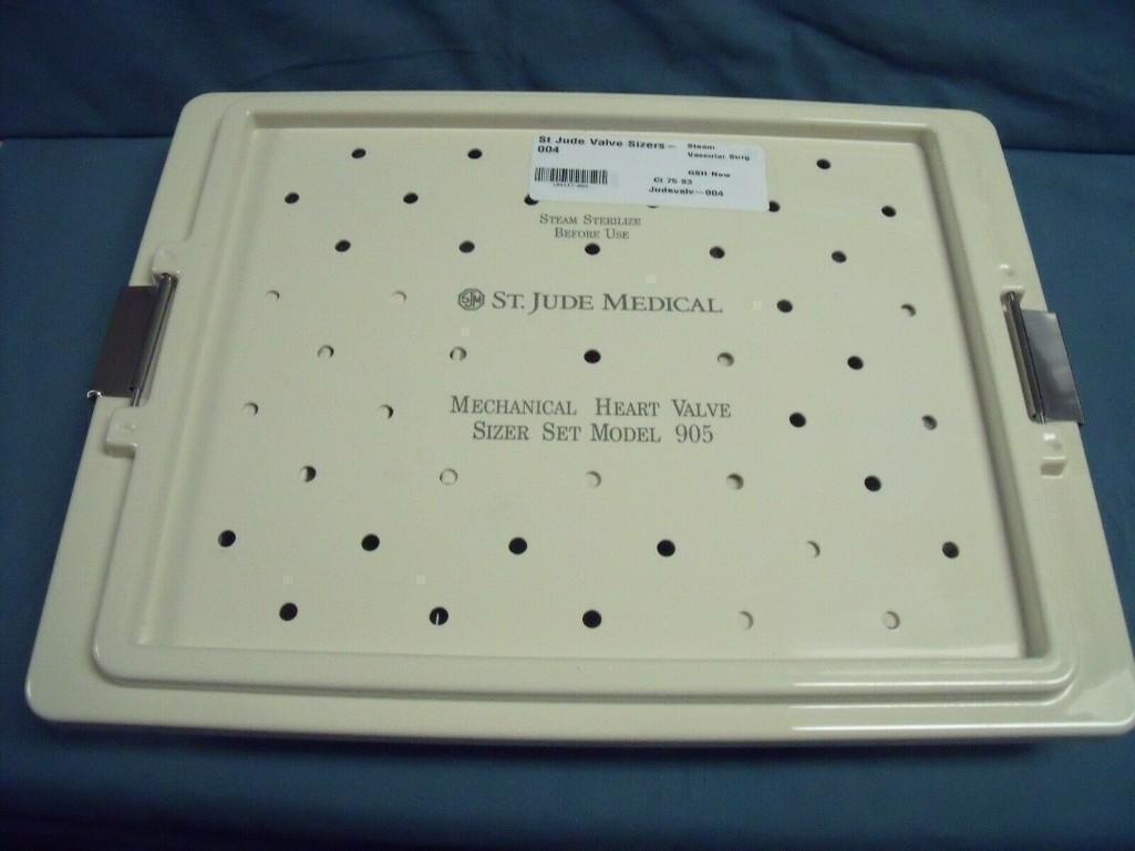 St. Jude Medical Mechanical Heart Valve Sizer Set Model 905 !