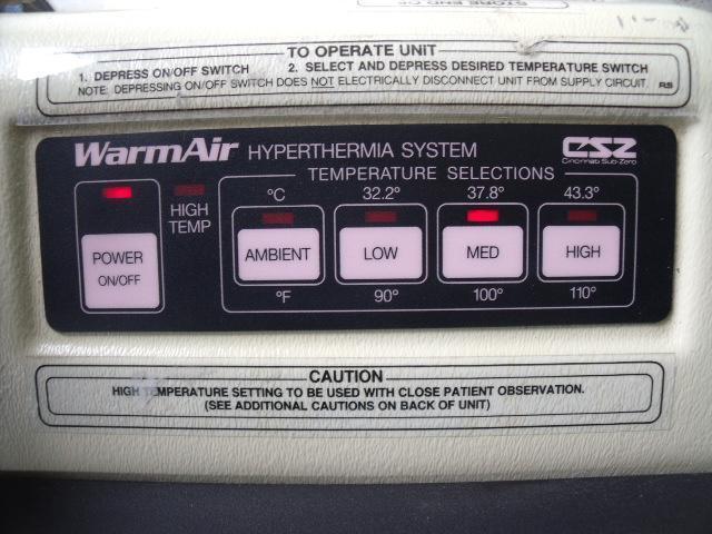 WARM AIR MODEL 130 HYPERTHERMIA SYSTEM