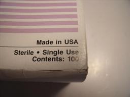 BECTON DICKINSON 303366 BOX OF 100 SYRINGE CANNULA!