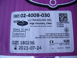 CLEAR IMAGE 02-400B-030 BOX OF 100 1oz PKS OF ULTRASOUND GEL!