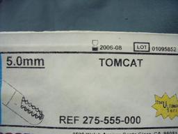 STRYKER ENDOCOPY 5.0MM TOMCAT 275-555-000 08/2006