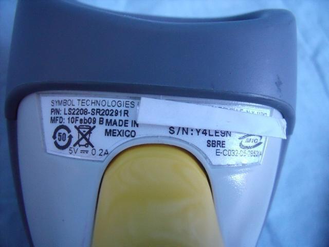 SYMBOL TECHNOLOGIES BARCODE SCANNER