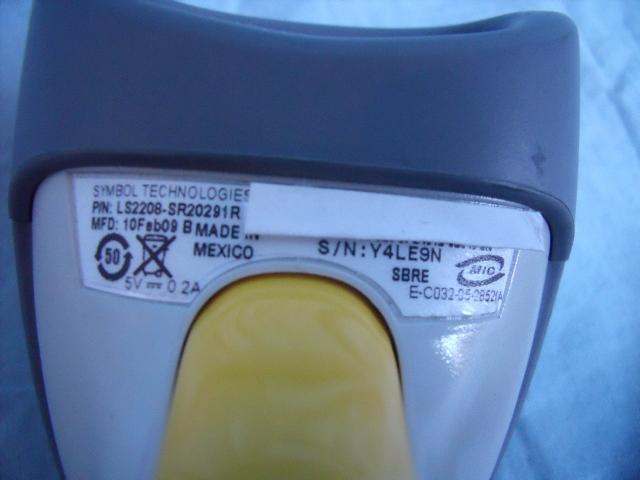 SYMBOL TECHNOLOGIES BARCODE SCANNER