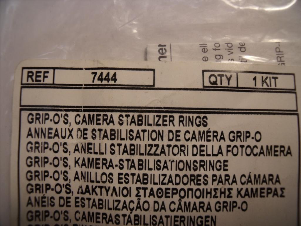 LINVATEC 7444 GRIP-O'S. CAMERA STABILIZER RINGS!