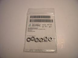 ACROMED SYSTEMS 2030-1000 6 MODULAR CROSS CONNESTOR HEX NUTS, STAINLESS STEEL!