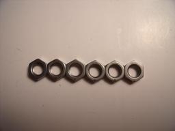 ACROMED SYSTEMS 2030-1000 6 MODULAR CROSS CONNESTOR HEX NUTS, STAINLESS STEEL!