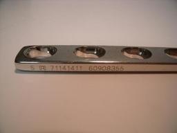 RICHARDS SMITH AND NEPHEW 71141411 NARROW COMPRESSION PLATE !O 10.2