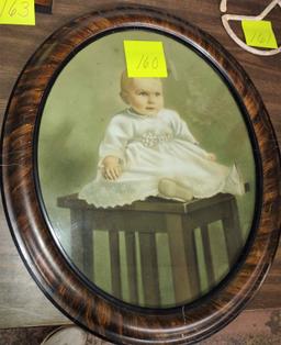 ANTIQUE BABY PORTRAIT -  PICK UP ONLY