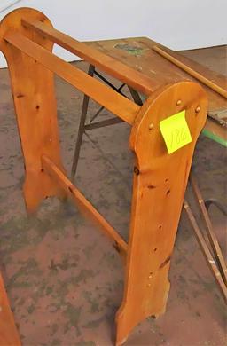 WOODEN QUILT RACK -  PICK UP ONLY