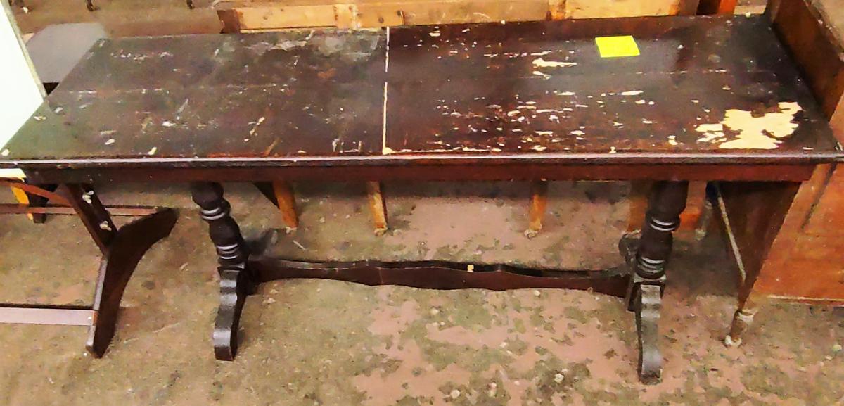 VINTAGE SOFA TABLE "AS IS" -  PICK UP ONLY
