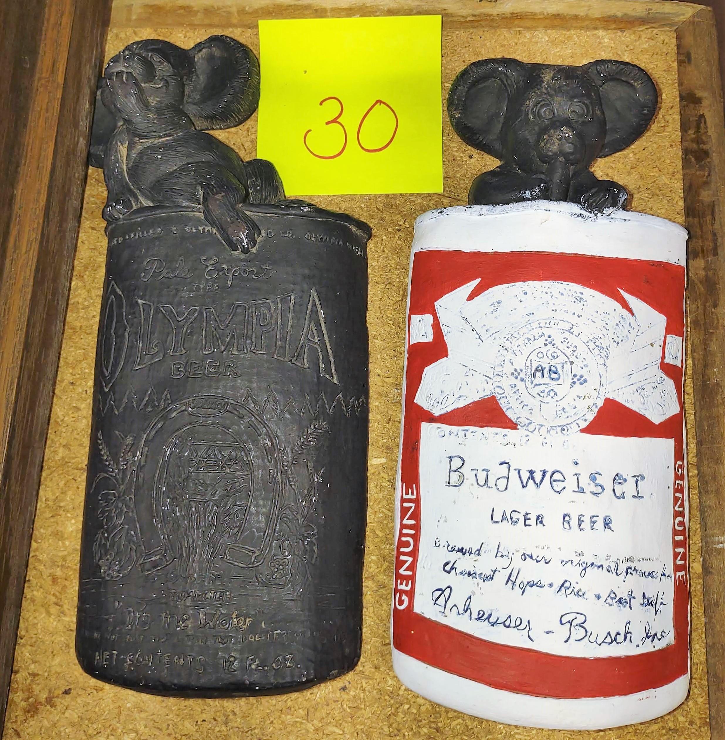PLASTER BEER DECOR -  PICK UP ONLY