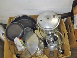 PANS, PRESSURE COOKER & MISCELLANEOUS LIDS - PICK UP ONLY