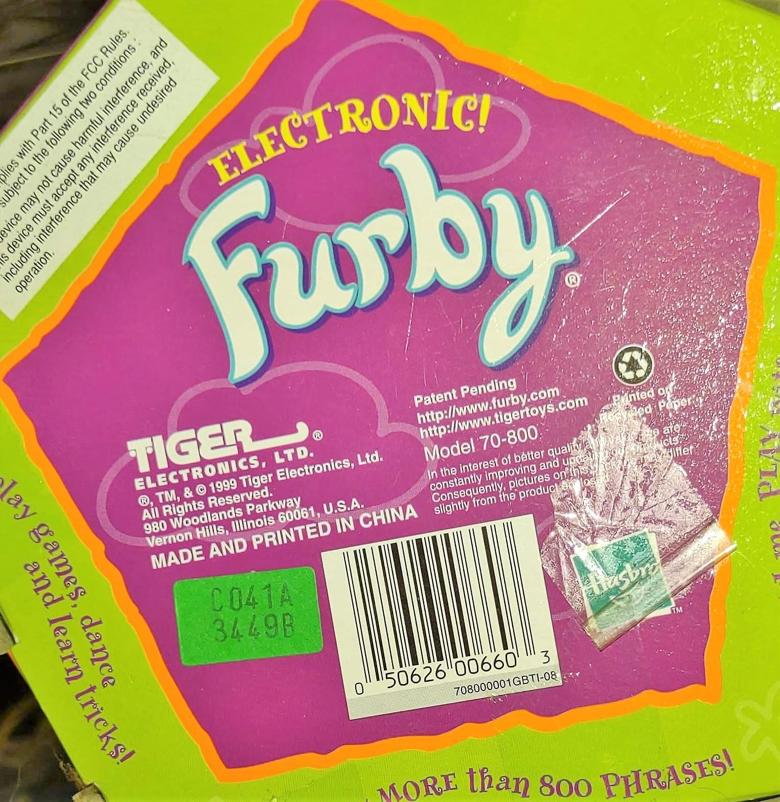 1990's FURBY's (Smell a bit Smoky)