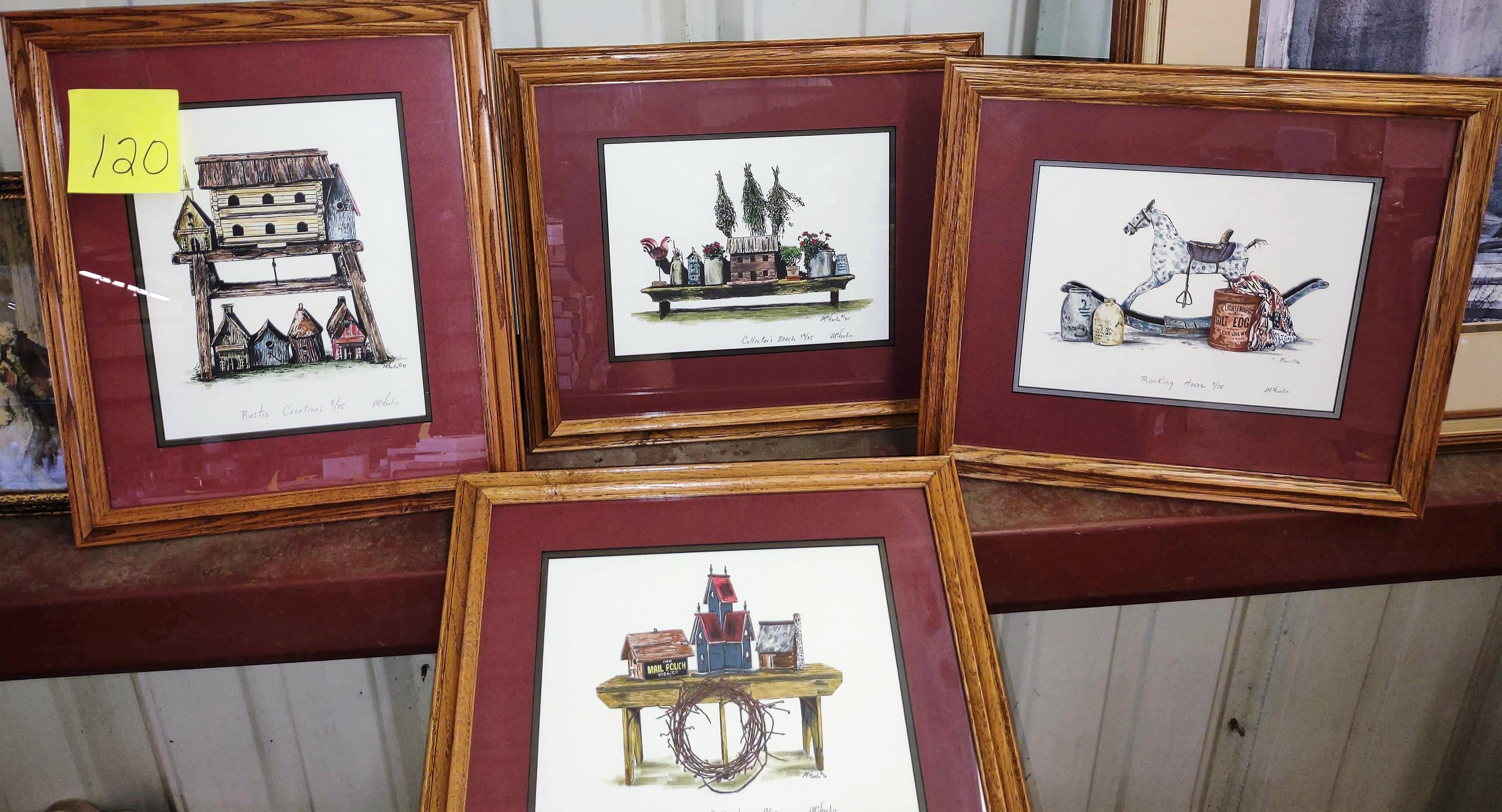 LINDA McFARLIN ARTWORK SET - PICK UP ONLY